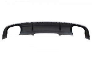 Difuzor Bara Spate cu Ornamente Evacuare si Eleron Portbagaj compatibil cu Audi A4 B9 8W Sedan Avant 2016-2018 S4 Design pentru Bara Standard - Img 6