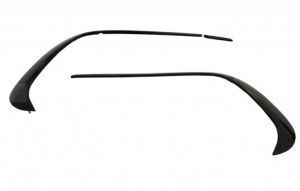 Difuzor Bara Spate cu Prelungiri Bara Fata compatibil cu MERCEDES A-Class W176 2015-2018 A45 Design - Img 3