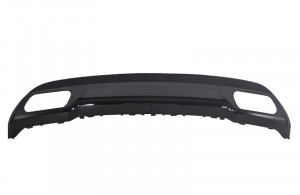 Difuzor Bara Spate cu Prelungiri Bara Fata si Eleron Portbagaj compatibil cu MERCEDES Benz A-Class W176 2015-2018 Black - Img 5