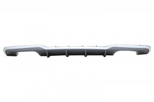 Difuzor Bara Spate cu Sistem de evacuare compatibil cu Audi A3 8V Facelift 2016-2019 Hatchback Sportback Bara S-Line S3 Design - Img 6