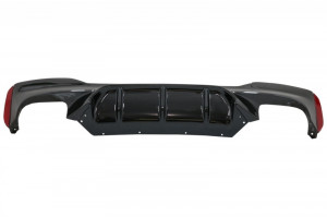 Difuzor Bara Spate cu Tobe Ornamente Crom compatibil cu BMW Seria 5 G30 G31 2017-> M5 Design - Img 2