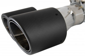 Difuzor Bara Spate cu Tobe Ornamente Sistem Evacuare Fibra Carbon compatibil cu BMW Seria 5 E60 E61 2003-2010 M-Technik Design - Img 8