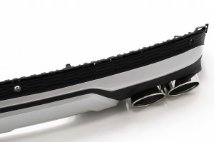 Difuzor Bara Spate Evacuare Dubla compatibil cu Audi Q7 SUV 4M Facelift 2020-> - Img 4