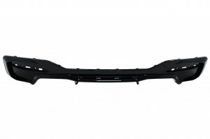 Difuzor Bara Spate Evacuare Dubla compatibil cu BMW Seria 1 F20 F21 LCI 2015-2019 M2 Design Negru Lucios - Img 2