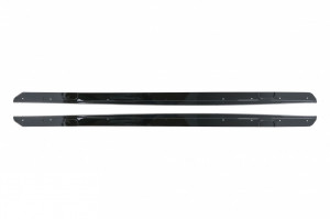 Difuzor Bara Spate Evacuare Dubla cu Prelungire Bara Fata si Extensii Praguri Laterale compatibil cu BMW Seria 2 F22, F23 2013-> M Performance Design Negru Lucios - Img 7