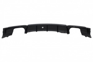 Difuzor Bara Spate Evacuare Dubla Negru Lucios cu Ornamente Evacuare Duble compatibil cu BMW Seria 3 F30 F31 2011-> M Performance M3 Design - Img 6