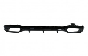Difuzor Bara Spate Negru Lucios cu Ornamente tobe Crom compatibil cu Mercedes E-Class W213 2016-> E63S Design - Img 5