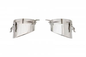 Difuzor Bara Spate si Ornamente Evacuare compatibil cu Audi A4 B8 Pre Facelift 2007-2011 Sedan Avant RS4 Desing - Img 4