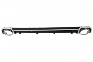 Difuzor Bara Spate si Ornamente Evacuare compatibil cu Audi A4 B9 8W (2016-2018) Sedan Avant RS4 Desing