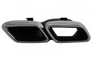 Difuzor Bara Spate si Ornamente Evacuare compatibil cu MERCEDES Benz C217 Coupe S-Class 2014-> A-Design OEM - Img 6