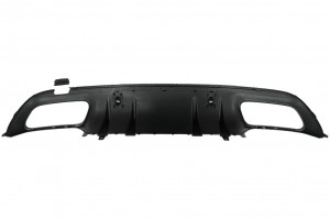 Difuzor cu ornamente evacuare si Eleron Portbagaj compatibil cu Mercedes C-Class W205 S205 AMG Sport Line 2014-2020 C43 Design - Img 2