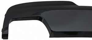 Difuzor de aer cu Evacuare Dubla Negru Lucios si Ornamente Editie Neagra BMW F10 F11 Seria 5 2011-2017 M-Technik 550i Design - Img 3
