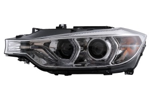 Faruri Angel Eyes LED DRL compatibil cu BMW 3 Series F30 F31 Sedan Touring 2011-2015 Crom - Img 2