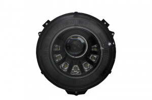 Faruri Bi-Xenon LED compatibil cu Mercedes W463 G-Class 2005-2017 M-look cu semnal secvential dinamic - Img 2