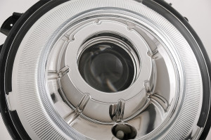 Faruri Bi-Xenon OEM Look compatibil cu Mercedes W463 G-CLass 2005-2017 Crom - Img 4