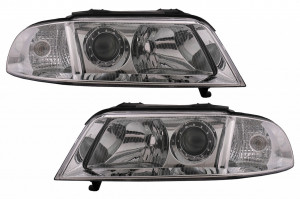 Faruri compatibil cu Audi A4 B5 Facelift 1999-2000 Crom