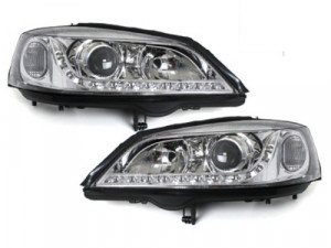 Faruri DAYLIGHT compatibil cu Opel Astra G 1997-2004 Crom