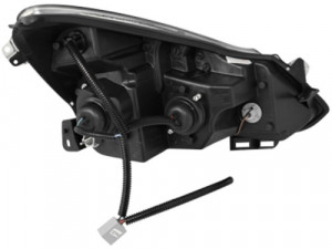 Faruri DAYLIGHT compatibil cu Opel Corsa D 2006-2011 LED DRL Crom - Img 4