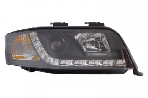 Faruri DAYLINE compatibil cu Audi A6 2001-2004 Negru - Img 2