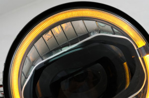Faruri Full LED CREE DRL compatibil cu Jeep Wrangler JK 2007-2017 conversie la modelul din 2018+ - Img 3