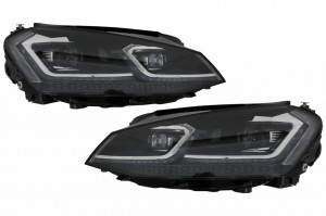 Faruri LED compatibil cu VW Golf 7 VII 2012-2017 Facelift G7.5 R Line Look cu Semnal Dinamic - Img 2