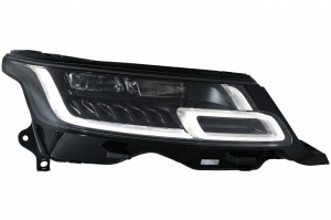 Faruri LED compatibile cu Range Rover Sport L494 2013-2017 cu Semnal Dinamic Conversie la 2018-up Matrix Look - Img 2