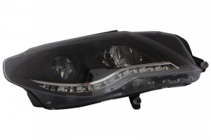 Faruri LED DAYLINE compatibil cu VW Passat CC 2008-2012 DRL Look Negru - Img 3