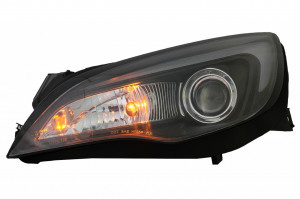 Faruri LED DRL compatibil cu Opel Astra J 2010-2015 Negru - Img 4
