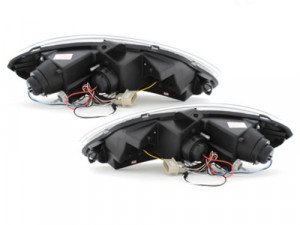 Faruri LED DRL DAYLINE compatibil cu Seat Leon 1P Altea Toledo MK3 2005-2009 Crom - Img 3
