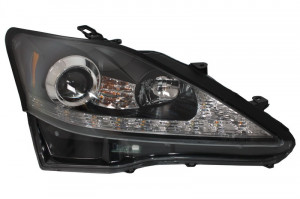 Faruri LED DRL dinamic compatibil cu LEXUS IS XE20 2006-2013 Negru - Img 2