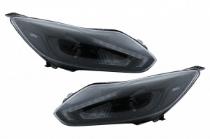 Faruri Osram LED DRL compatibil cu Ford Focus III 2011-2014 Negru Upgrade pentru Halogen