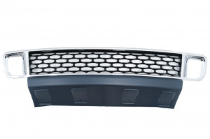 Grila Bara Fata compatibila cu Land Range Rover Vogue III L322 2010-2012 Autobiography Design Crom Negru - Img 2