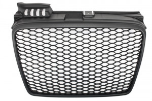 Grila Centrala compatibil cu Audi A4 B7 Facelift (2004-2008) RS4 Negru Mat
