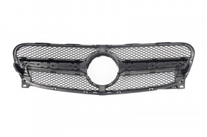 Grila Centrala compatibil cu MERCEDES Benz GLA-Class X156 2014-2016 GLA45 Desing Finisaj Negru - Img 3