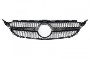 Grila Centrala compatibil cu Mercedes clasa C W205 2014-2018 culoare silver - Img 3