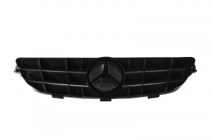Grila Centrala compatibil cu MERCEDES CLK W209 2002-2009 Sport CL Look 3 Bars - Img 4