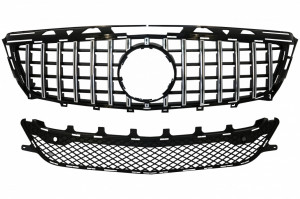Grila Centrala compatibil cu Mercedes CLS W218 2012-2014 GT-R Panamericana Desing Crom