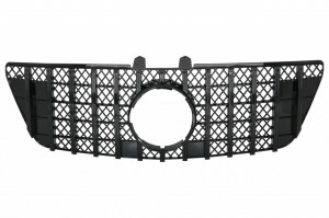 Grila centrala compatibila cu Mercedes ML W164 Facelift 2008-2011 Negru GTR Panamericana Design