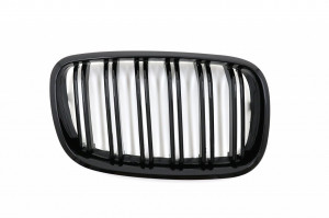 Grile Centrale compatibil cu BMW X5 E70 X6 E71 (2007-2014) Negru Lucios M Design - Img 2
