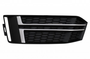 Grile Laterale compatibil cu Audi A4 B9 Sedan Avant 2016-2018 S-Line Silver Edition - Img 2