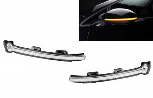 Indicator Dinamic Full LED pentru Oglinda Osram compatibil cu VW Golf 7 2012-> LEDriving Alb - Img 3