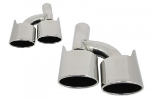 Ornamente evacuare compatibil cu sistemul de evacuare Mercedes C-Class E-Class S-Class CLS SL SLK W204 W211 W221 C63 E65 Design