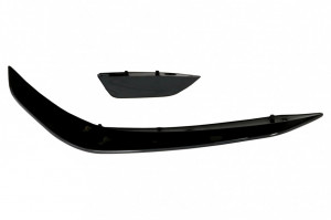 Ornamente Grile Laterale compatibil cu Mercedes CLA 45, CLA 45S X118 C118 2019-> Negru Lucios - Img 5