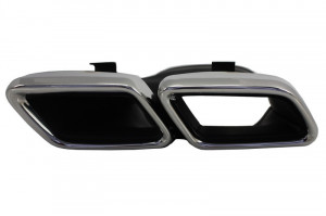Ornamente tobe compatibil cu sistemul de evacuare Mercedes Benz C-Class W205 S205 C205 A205 E-Class W213 S-Class W222 GLE C292 GLE W166 GLC W253 X253 C253 C217 2014-> A-Design - Img 4