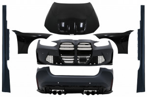 Pachet Exterior compatibil cu BMW Seria 4 G22 Coupe G23 Cabrio 2020-> M4 Design