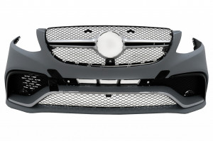 Pachet Exterior Complet compatibil cu Mercedes GLE W166 SUV 2015-2018 Negru Crom - Img 2