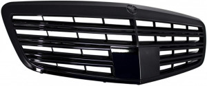 Pachet Exterior Complet compatibil cu Mercedes S-Class W221 2005-2011 cu Grila Negru Lucios si Ornamente Tobe Crom - Img 6