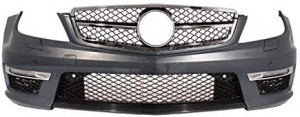 Pachet exterior Conversie Complet Facelift compatibil cu MERCEDES W204 2007-2014 C63 Design cu faruri LED - Img 3