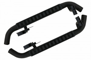 Praguri Trepte laterale compatibil cu Land ROVER Defender 1990-2016 Black Edition