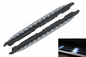 Praguri Trepte laterale compatibil cu Mercedes GLS X167 2020-> cu LED - Img 2